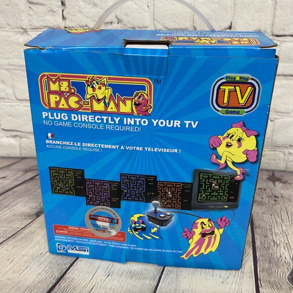 Vintage 1993 Miss Pac-Man Video Game Plug Directly Into Your TV Mini Console - Picture 6 of 13